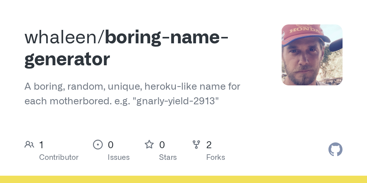 boring-name-generator preview